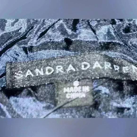 Sandra Darren Denim Dress, Size 8; Chic, Trending, Girlhoodcore, Boho, Trending - Picture 6 of 6